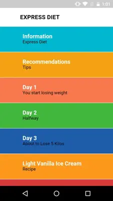 Express Diet android App screenshot 0