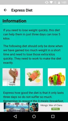 Express Diet android App screenshot 1